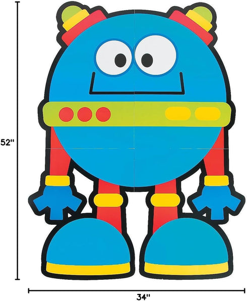 6 2026 Giant Robot Cutouts - Pieces - Educational and Learning Activities for Kids VBS