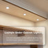 Counter 120V 2 Packs, Single Under Cabinet Puck Light, Collection Display Cases Bookshelf LED Lighting, Electric Wired