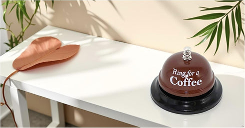 KiaoTime Call Bell Ring for Service - Desk Kitchen Bar Counter Top, Coffee, Stage Hens Party Wedding Accessory