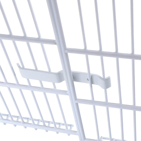 MorningRo 4 3 Closet Pcs Wire Shelf Corner Support Brackets Ventilated Wire Shelving Accessories, Support Brackets