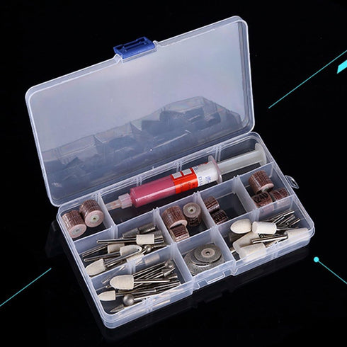 52pcs Diamond Mounted Burr Sets for Jewelry Making, Engraving, Polishing, Fit Dremel Tools