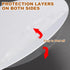 8" 2.7mm PATIKIL Diameter Lampshade Diffuser, Thick Round Diffuser Sheet for Drum Lampshades, Pendants Light, DIY Light