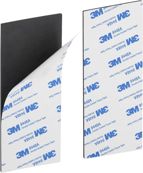 Magnetic Strips with 3M Strong Adhesive Backing, Heavy Duty Magnet Tape for Refrigerator, Whiteboard, Most Surfaces