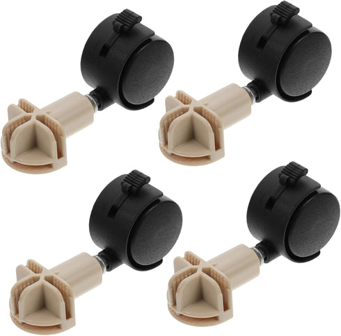 HANABASS 4pcs Pet Cage Casters with Swivel Design Easy Mobility Wheels for