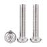 binifiMux 30pcs T25 M5-0.8 x 30mm Button Pin Head Torx Security Screws, Tamper Proof Screws