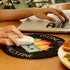 Dumpster on Fire Small Mouse Pad, Cute Round Mousepad with Non-Slip Rubber Base for Desk Accessories