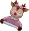 Outanaya Cartoon Deer Roll Paper Holder Wall-Mounted Toilet Paper Rack Bathroom Decorative