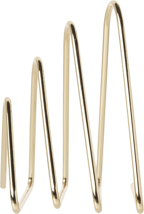 U Brands Gold Wire Metal Desktop Letter Sorter