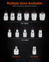 JU JIAN TEC 13-Piece Set 6-Point E4 E20 1/4 3/8 E-Torx Socket with Star Design - to Sizes, & Drive, Hardened CR-V