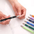 Ballpoint Pen with Stylus Tip, Soft Touch Click Pen, 2 in 1 Metal Pens, Medium Point (20 pcs Black refills)
