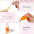 Nuogo 50 Pack Eye Dropper Bottles with Caps, 2oz Glass Bottles for Essential Oils & Beauty Oil
