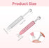 2 Pack 4 BACUTHY Piercing Ball Grabber Tool, Stainless Steel Piercing Tools for Changing Jewelry, Pearl Grabber Pick Up