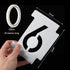 20 Pieces Curb Stencil Kit - 0-9 Numbers Stencils Kit, 14 Mil Plastic, 4 Inch Tall Numbers with Masking Tape