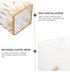 Cabilock Square Cloth Lamp Shade Rustic Fabric Lampshade for Table and Floor Lamps Soft Light Cover Easy to Install