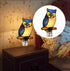 HUIMIEJU Tiffany Glass Owl Night Light for Kids