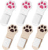 Hpmjz 6Pack Toilet Seat Handle Toilet Lid Lifter Cat Paw Seats Lift Holder