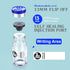 Sterile Empty Vials with Self Healing Injection Port,with Flip Off Aluminum Cap,Sterile Package (3ml,10)