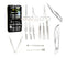 Cynamed 44Pcs Advanced Dissection Kit, Biology & Veterinary Students, Anatomy Lab with Stainless Steel Scalpel