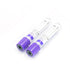 Vacutainer Blood Collection Tubes, Lab Vacuum Blood Collecting Tube for Pet Animals, 100 Pcs Wrap Packaging
