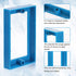 6pcs Electrical Box Extender, 1/2" Single Gang Receptacle Outlet Box Extenders for Electrical Box and Switches