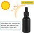 24 Pack, 1oz Glass Dropper Bottle, Frosted Black Tincture Bottles with Dropper for All Kinds of Liquids