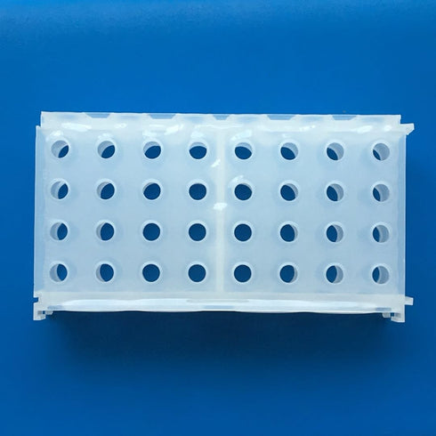 4 Way Plastic Test Tube Rack (White)