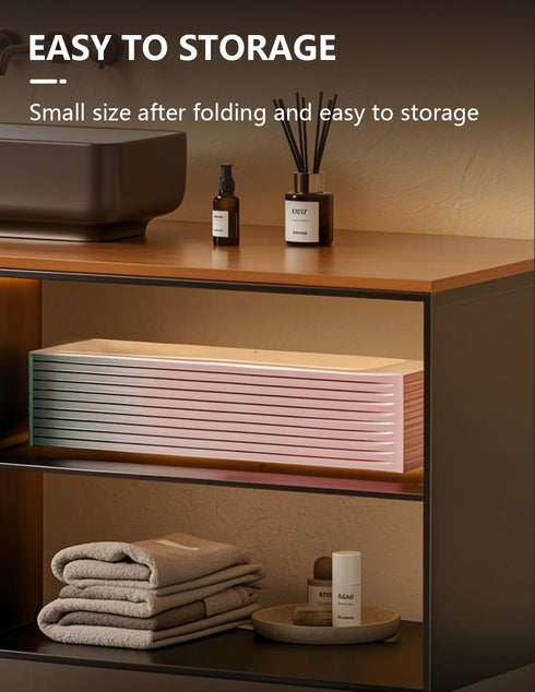 Portable Bathtub for Adults, Collapsible Freestanding Bathtub for Shower, Hot Ice Bath Tubs with Thickened Thermal Foam