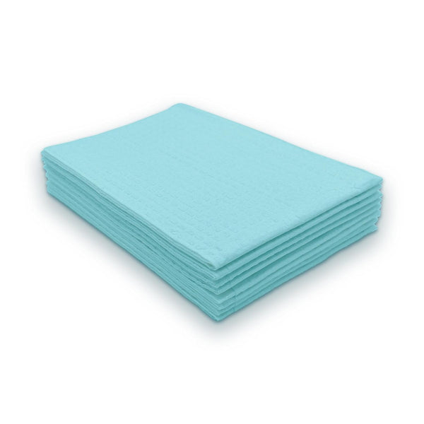 TIDI Choice Dental Bib, Blue, 3 Layers, 13 W x 18 L