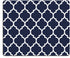SSOIU Gaming Mouse Pad Custom, Modern Navy Blue Quatrefoil Mouse Pad 9.5 X 7.9 inch