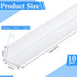 10 3/4 36 Inch Countertop Sasylvia Pcs Wall Corner Protector Guards, Vinyl x Corner Trim Molding, Avoid Scratching