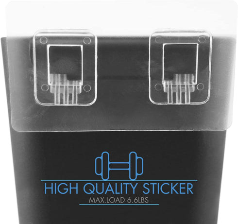 Wall Caddy Pen Holders, Pencil Cups Organizer for Office Home Craft, with Adhesive Stickers, 2 Colors
