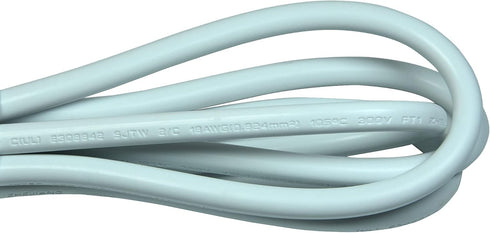 2-Prong Power Cord with Open Wiring, 6 ft Replacement Power Cord SJTW 2/C 18AWG 2 Conductor Pigtail Open Cable
