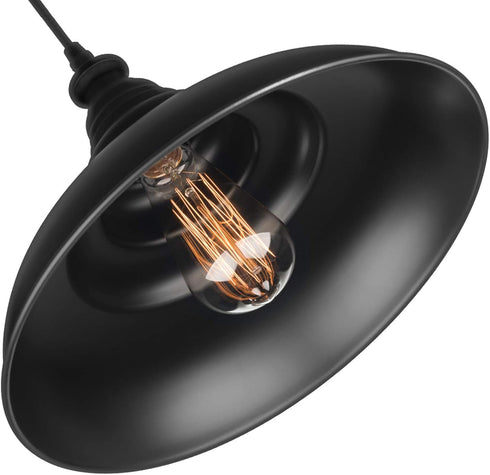 14.5 YeLEEiNO Pendant Lighting Fixtures, Feet Extension Hanging Lantern Pendant Lamp,Swag Lights with Plug in Cord