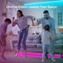 32.8FT 3000K 4 1 12V BTF-LIGHTING RGBW Bluetooth Music APP LED Strip Lights RGB+Warm White Colors in LED Color Changing