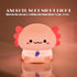 DEALFUN Axolotl Cute Cartoon Nursery Night Lights, Animal Design Safe Silicone Soft LED Nursery Lamp for Toddler Room