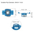 uxcell 60 M8x1.25mm Pcs Nylon Strut Cone Nut, Nylon Channel Squeeze Nut with Twist Tab for Strut Channel Support