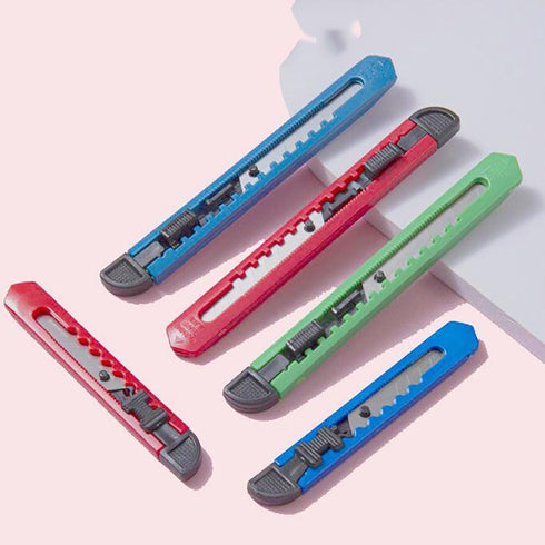 Generic 10 PCS Box Cutter Retractable Premium Utility Knife Box Opener for Cutting Carboard, Boxes Office, Craft, Paper