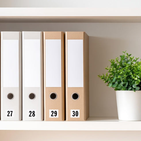 Packaged Mailboxes Hy-Ko Numbers & Letters, DIY Address Number Stickers for Deliveries and Navigation, Self-Adhesive