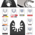 156Pcs Oscillating Tool Sanding Pad Kit, 3Pcs Triangle Sanding Pads, 150Pcs Sandpaper for Wood/Plaster Polish Sanding