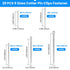 Cotter Pin Assortment Kit, SDTC Tech 20 PCS 304 Stainless Steel Pin Clips Fastener in 5 Sizes