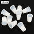 stonylab 19# Natural Silicone Stopper with Thread, Fits 19/22 Outer Joint Lab Glassware, Pack of 10