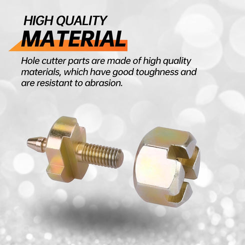 HC1B Pivot Pin Set, Replacement Parts for Malco 1ELG5, 1ELH8, HC1 and HC2 Style Hole Cutter