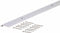 M-D Building Products 78030 Fluted Vinyl Tile Edging, 3/4-Inch by 36-Inch, Silver