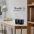GDYOOSHOW Compact Black Wooden Desk Calendar for Month and Date Display