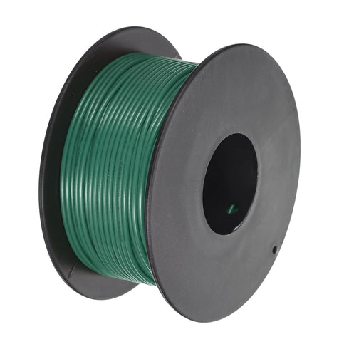 MECCANIXITY 26AWG Wire, 26 Gauge Stranded PVC Hookup Wire 30M/100ft Green, UL1007 Spool Tinned Copper