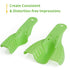 10 PCS Dental Impression Trays Disposable Plastic Set - Small Medium Large Autoclavable Perforated (Green)