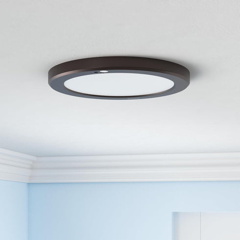 Youtob Motion Sensor Light LED Ceiling Light, 15W 1500lm Round Fixture with 30s/180s Timeout Adjustable 3 Colors