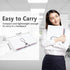 Sooez 24 Pockets Expanding File Folder with Blank Labels, Accordion Organizer for A4 Paper Document