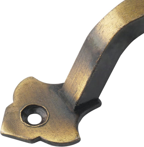 OVOV Barn Door Pull Handle Hardware - 4 Pack for Wooden Garden Gate Shed Cabinet Door (Bronze)