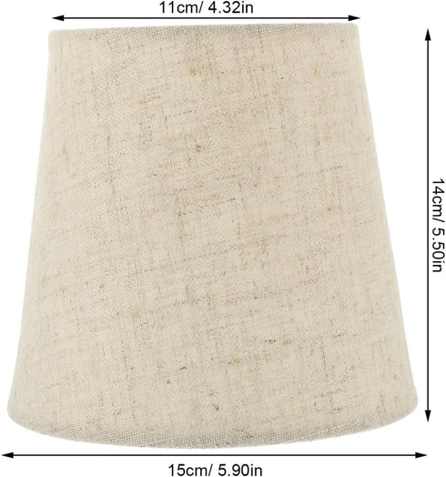 ABOOFAN Replacement Cloth Lampshade for Table Lamps Decorative Small Lamp Shade Easy Install Detachable Light Shade